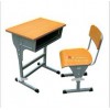 Supply School Classroom Single Wood Student Adjustable Desk and Chair Furniture