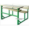 Supply School Double Wood Sudent Desk and Chair Furniture