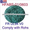 Supply Flame retardant ABS FR V0, green abs plastic