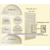 Supply PVC with aluminum core Shutters