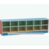 Supply Fire-proof wooden kindergarten shoes shelf