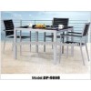 Sell Outdoor Garden Aluminum PS Wood Table And Chair DF9898