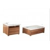 Supply Mable top wooden coffee table