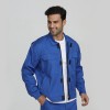 Blue men's industrial fire resistant security protective jackets